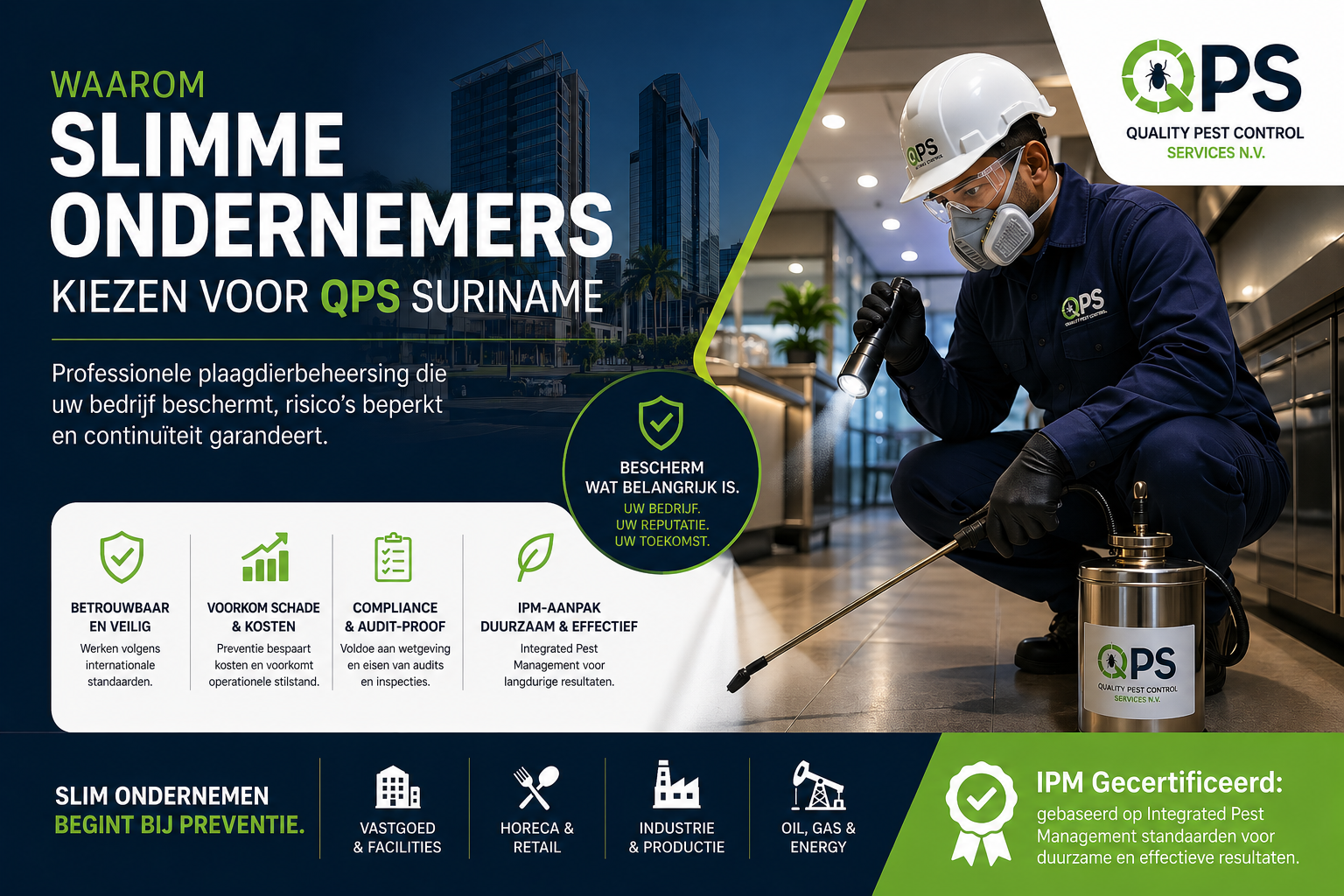 Slimme ondernemers kiezen voor qps suriname