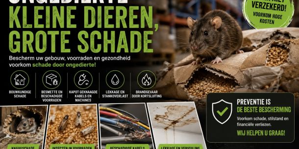 Schade ongedierte niet gedekt door verzekering